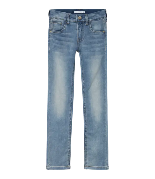Name it winter jeansbroek jongens - blauw - xslim fit - NkmTheo