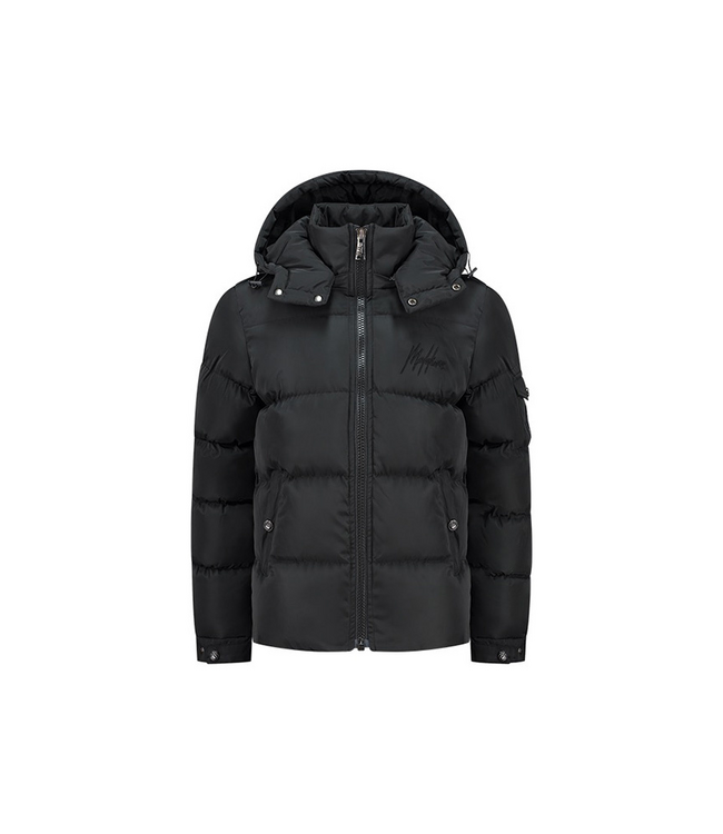 Malelions winter winterjas jongens - zwart - Patch Puffer