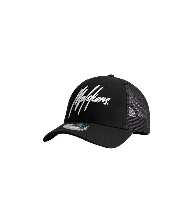 Malelions winter pet jongens - zwart