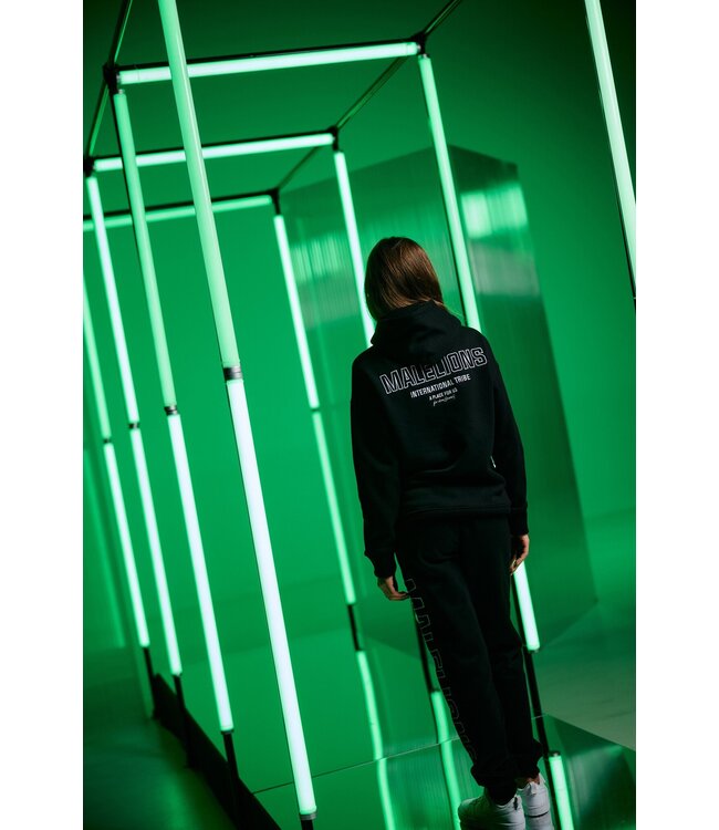 Malelions winter tracksuit meisjes - zwart - Tribe + GRATIS PET!