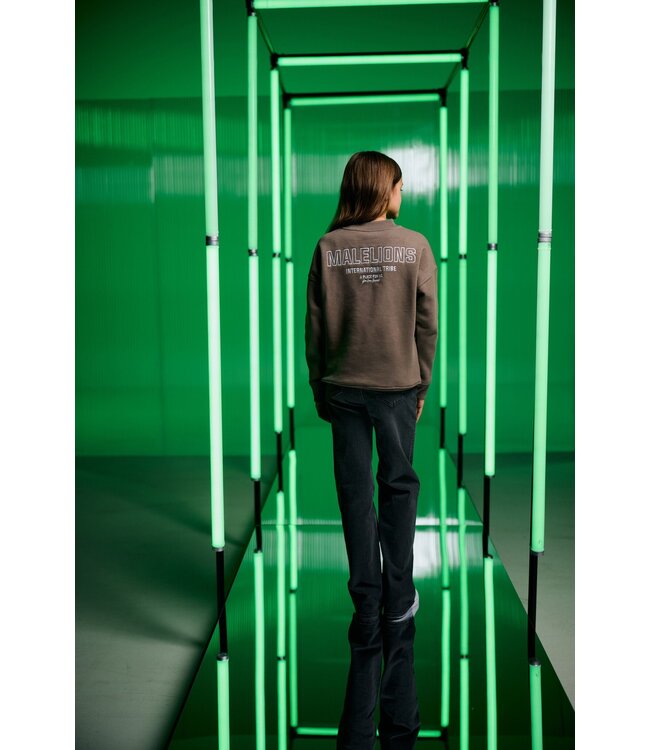 Malelions winter sweater meisjes - choco bruin - Tribe