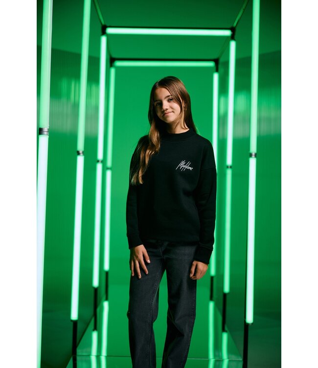 Malelions winter sweater meisjes - zwart - Tribe