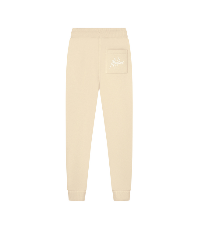 Malelions winter tracksuit jongens - beige wit - Essentials + GRATIS PET!