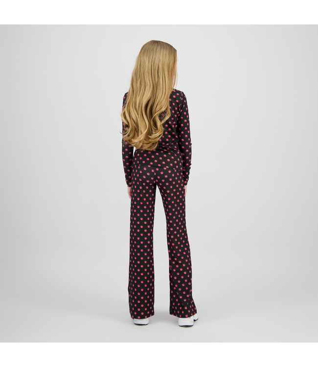 Raizzed zomer broek meisjes - zwart - Parisa - wide leg