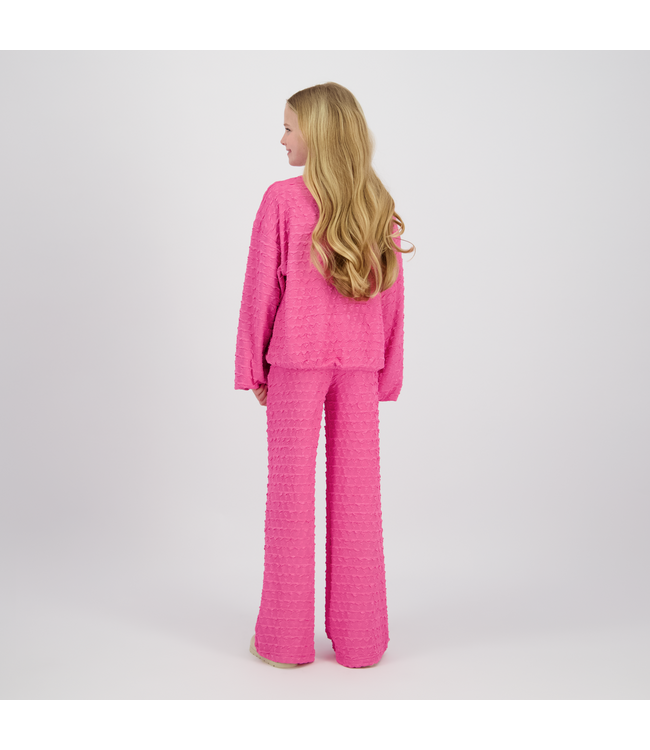 Raizzed zomer broek meisjes - roze - Pella - wide leg