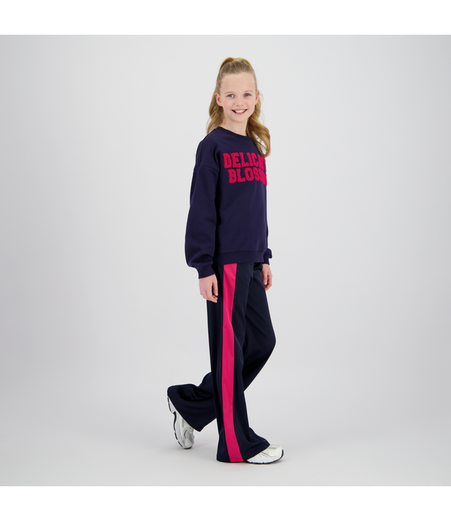 Raizzed zomer broek meisjes - blauw - Penna - wide leg