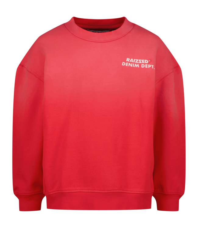 Raizzed zomer sweater jongens - rood - Nover - boxy fit