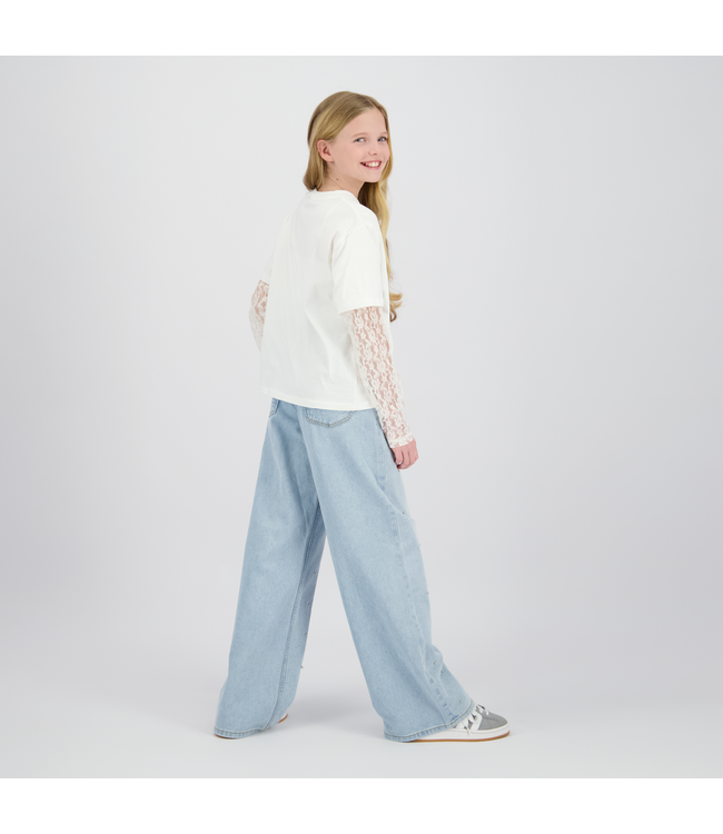 Raizzed zomer t-shirt meisjes - wit - Tanya