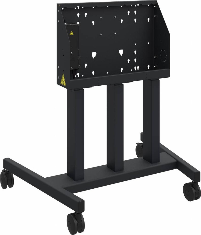 Smartmetals Electrisch verstelbare vloerlift op wielen met anti-collision voor touch screens tot 86" max 120kg