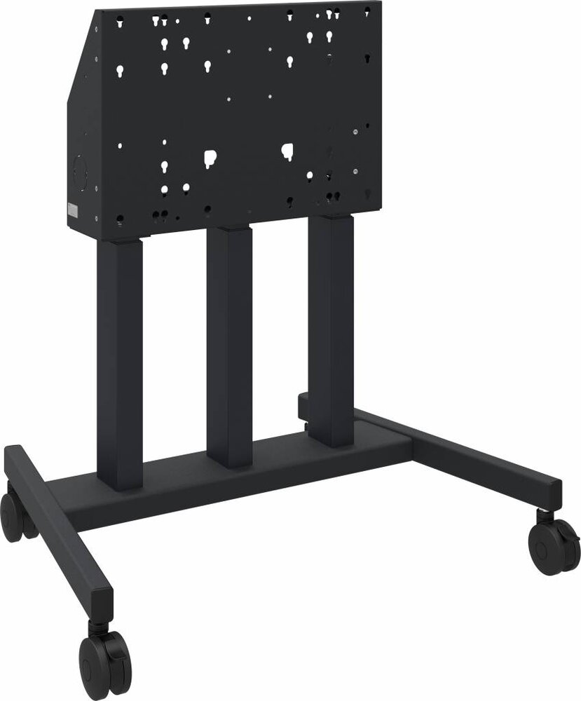 Smartmetals Electrisch verstelbare vloerlift op wielen met anti-collision voor touch screens tot 86" max 120kg