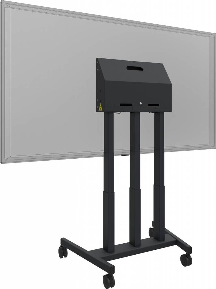 Smartmetals Electrisch verstelbare vloerlift op wielen met anti-collision voor touch screens tot 98" max 180kg