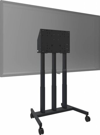 Smartmetals Electrisch verstelbare vloerlift op wielen met anti-collision voor touch screens tot 98" max 180kg