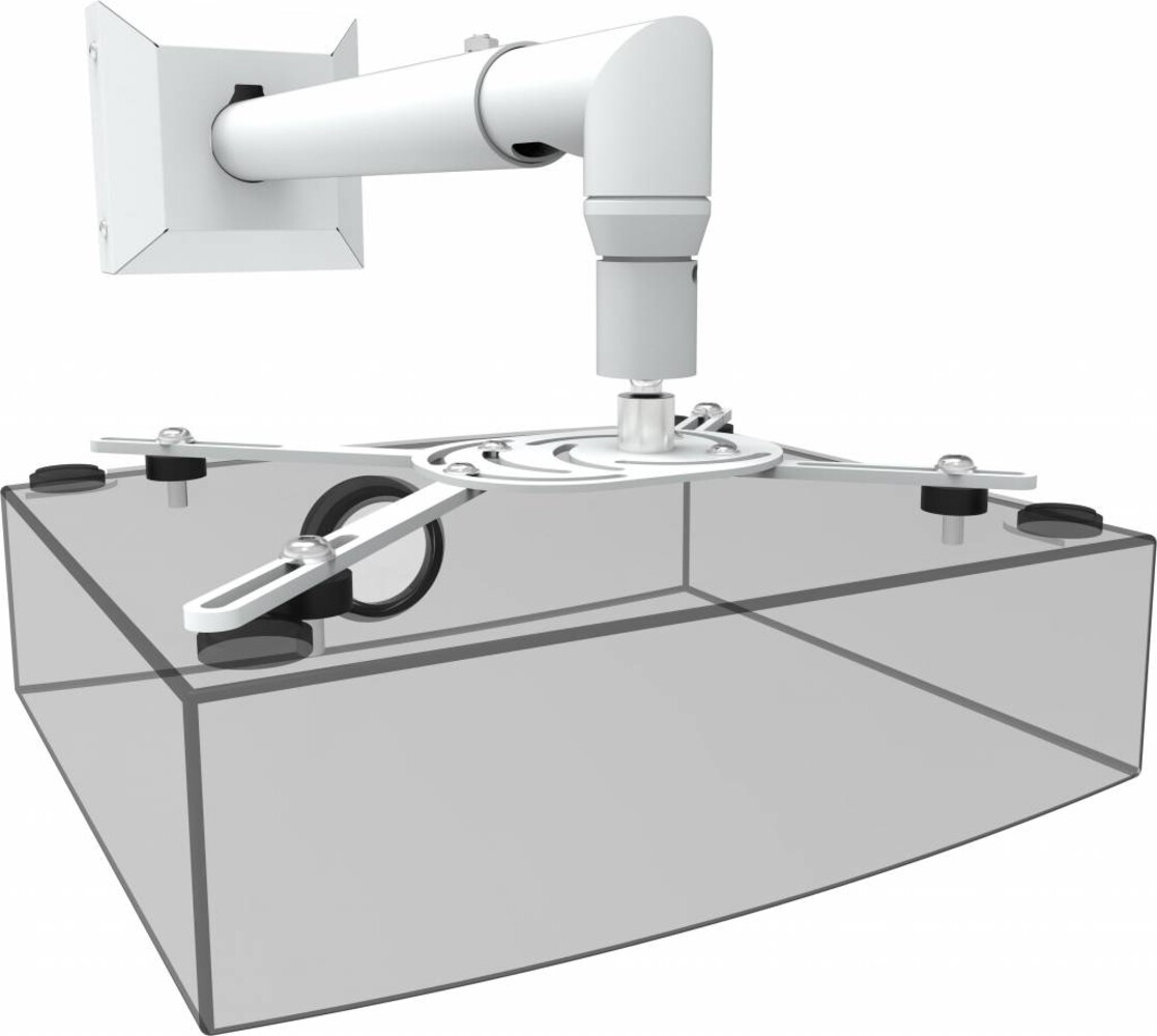 Smartmetals SmartMetals universele muurbeugel 110-175 cm wit