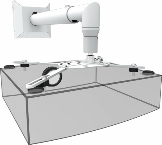 Smartmetals SmartMetals universele muurbeugel 110-175 cm wit