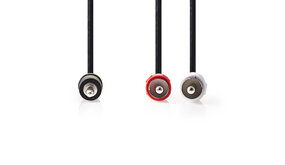 Nedis Nedis audiokabel 3.5mm naar 2x RCA Nedis Nedis audiokabel 3.5mm naar 2x RCA