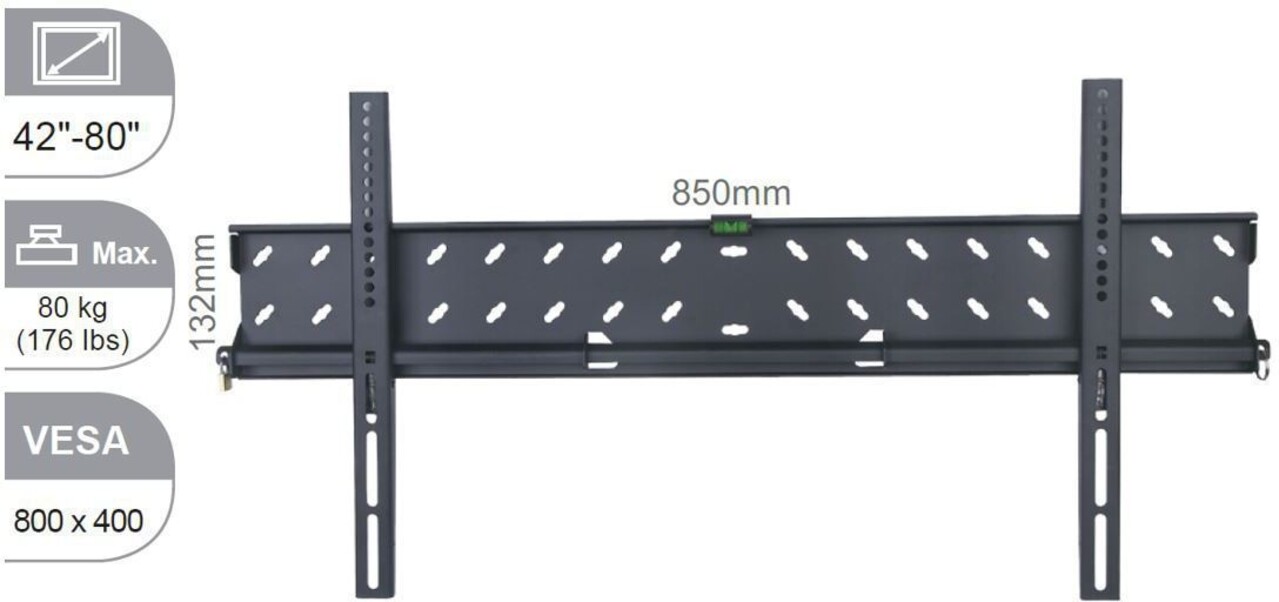 Vivolink Vivolink schermwandbeugel L 42"-80" Vivolink Vivolink schermwandbeugel L 42"-80"