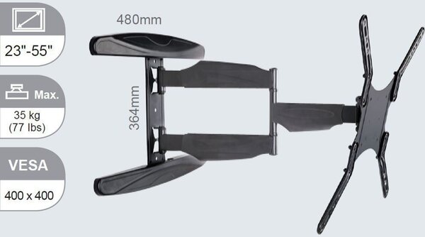 Vivolink Vivolink universele wandbeugel 23 tot 55 Inch Vivolink Vivolink universele wandbeugel 23 tot 55 Inch