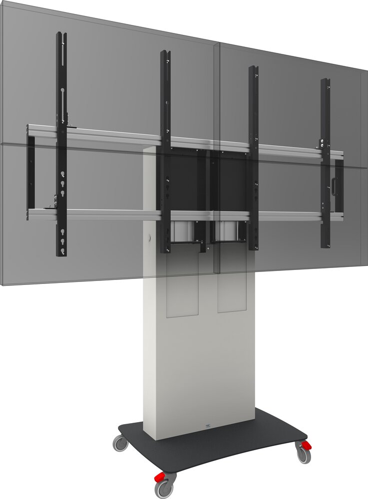 Smartmetals SmartMetals Mobiele VideoWall elektrische hoogteverstelling