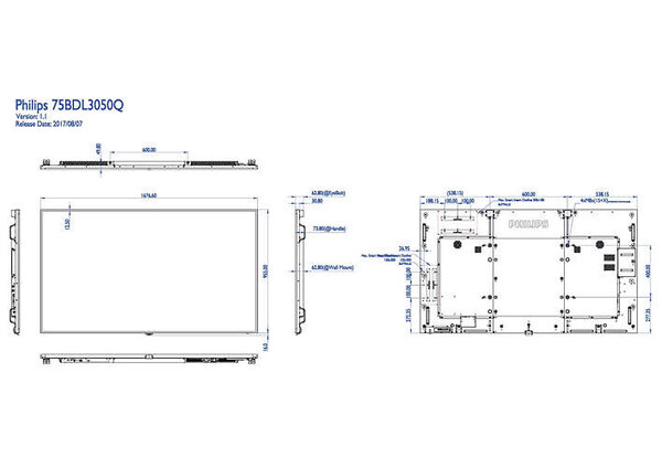Philips Philips 75BDL3050Q/00 Q-line 4K UHD display Philips Philips 75BDL3050Q/00 Q-line 4K UHD display