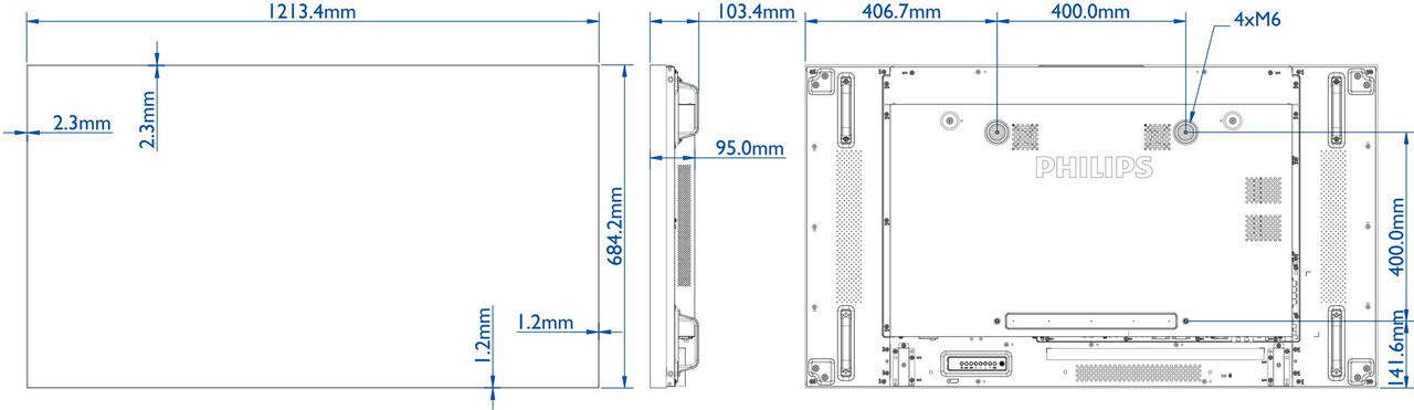 Philips Philips BDL5588XH 55 Pro LED-scherm