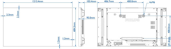 Philips Philips BDL5588XH 55 Pro LED-scherm