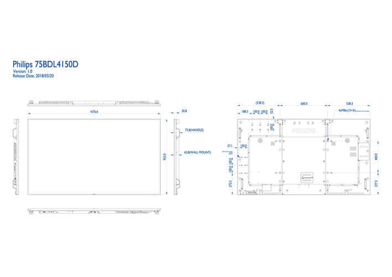 Philips Philips 49BDL4150D/00 D-line UHD display