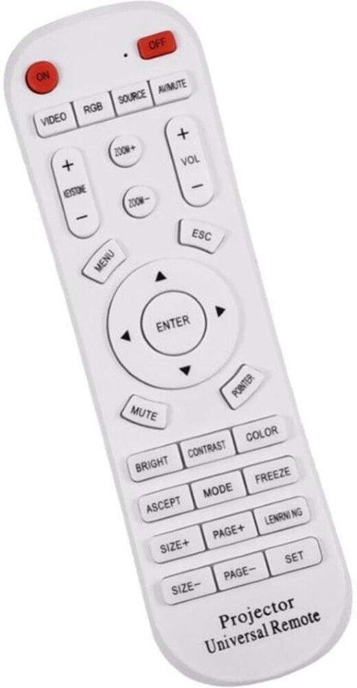 Beamerexpert Universele afstandsbediening CA-004E voor beamers