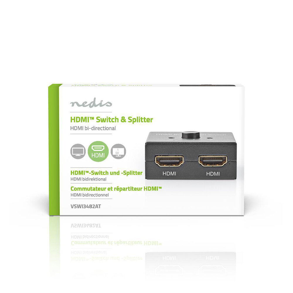 Nedis HDMI Splitter en Switch VSWI3482AT Nedis HDMI Splitter en Switch VSWI3482AT