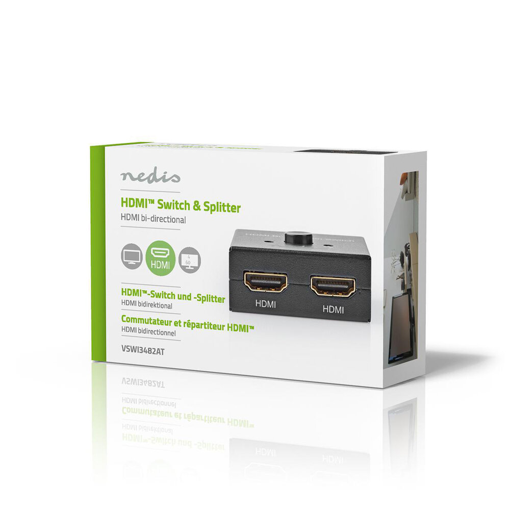 Nedis HDMI Splitter en Switch VSWI3482AT Nedis HDMI Splitter en Switch VSWI3482AT