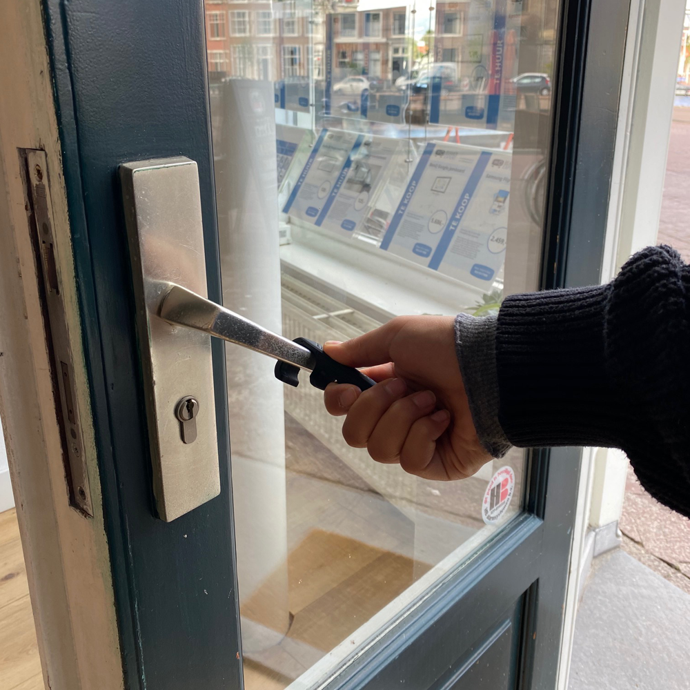 Mobiele deuropener Febris zwart Mobiele deuropener Febris zwart