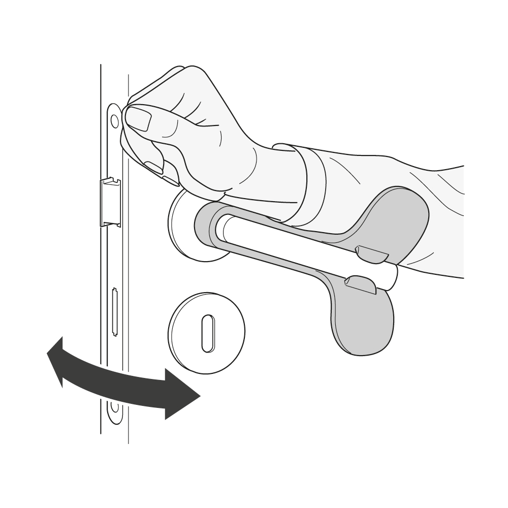 Deurklink adapter Athena