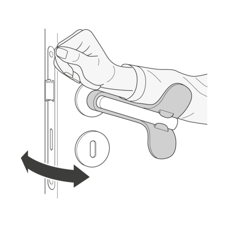 Deurklink adapter Athena