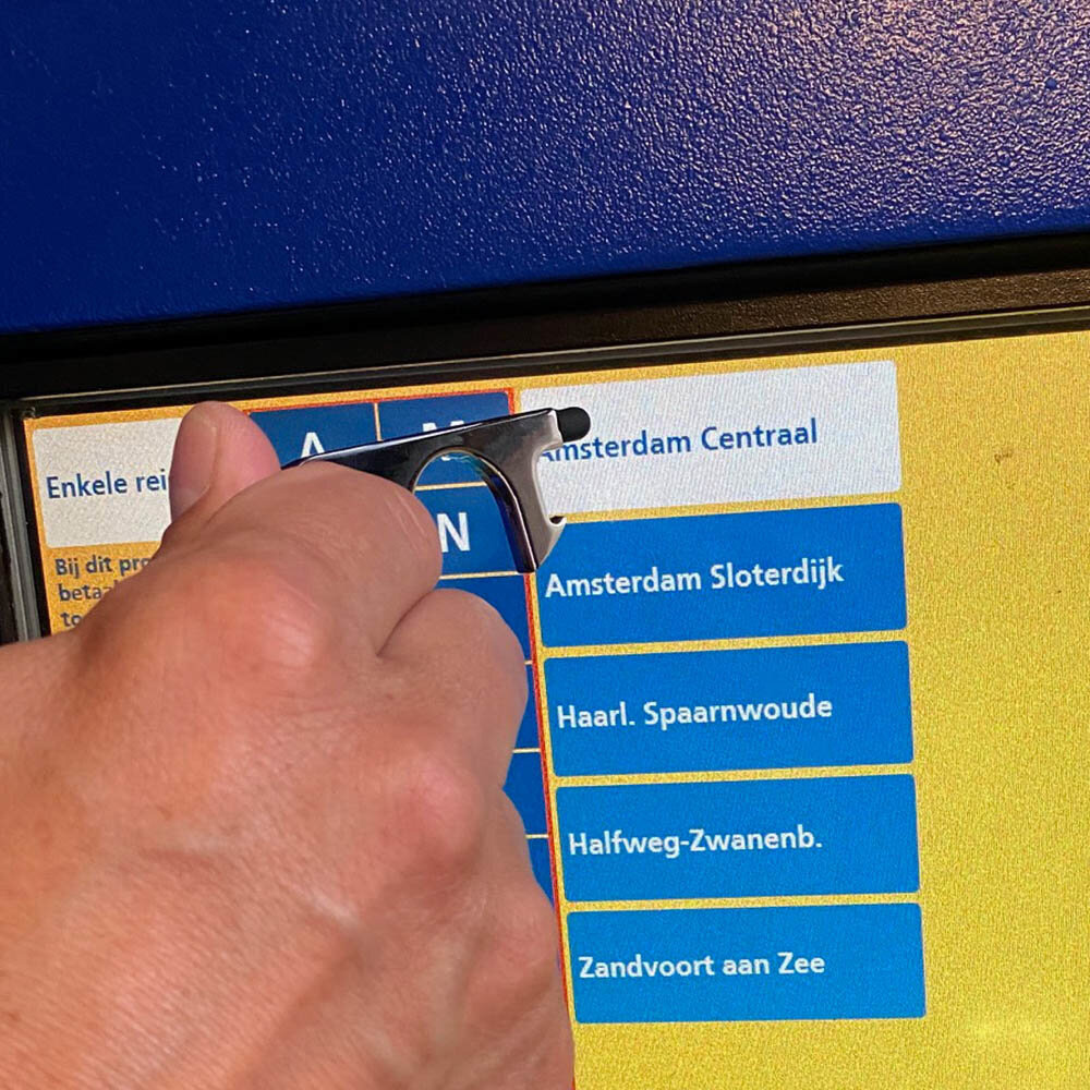 Mobiele deuropener Paean zilver met touchscreen ondersteuning Mobiele deuropener Paean zilver met touchscreen ondersteuning