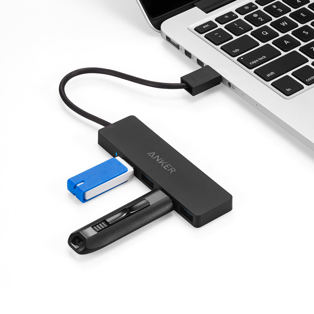 Anker Anker AK-A7517011 4-Port Ultra Slim USB 3.0 Hub Anker Anker AK-A7517011 4-Port Ultra Slim USB 3.0 Hub