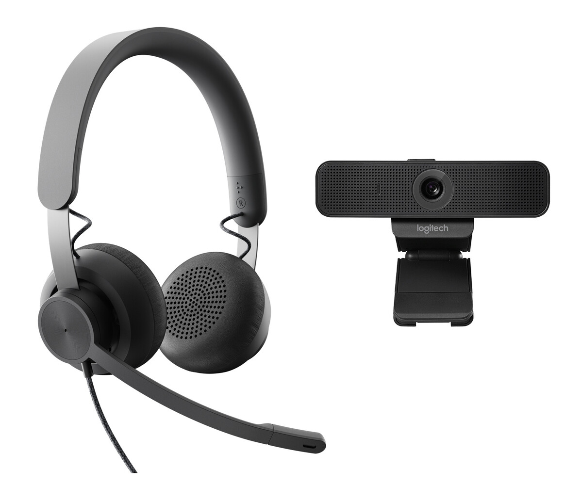 Logitech Logitech C925e met Zone Wired headset
