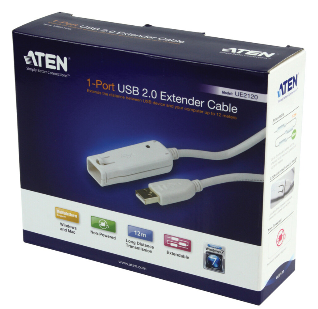 Aten Aten AT-UE2120 optische USB kabel Aten Aten AT-UE2120 optische USB kabel