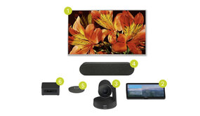 Videoconferencing set medium