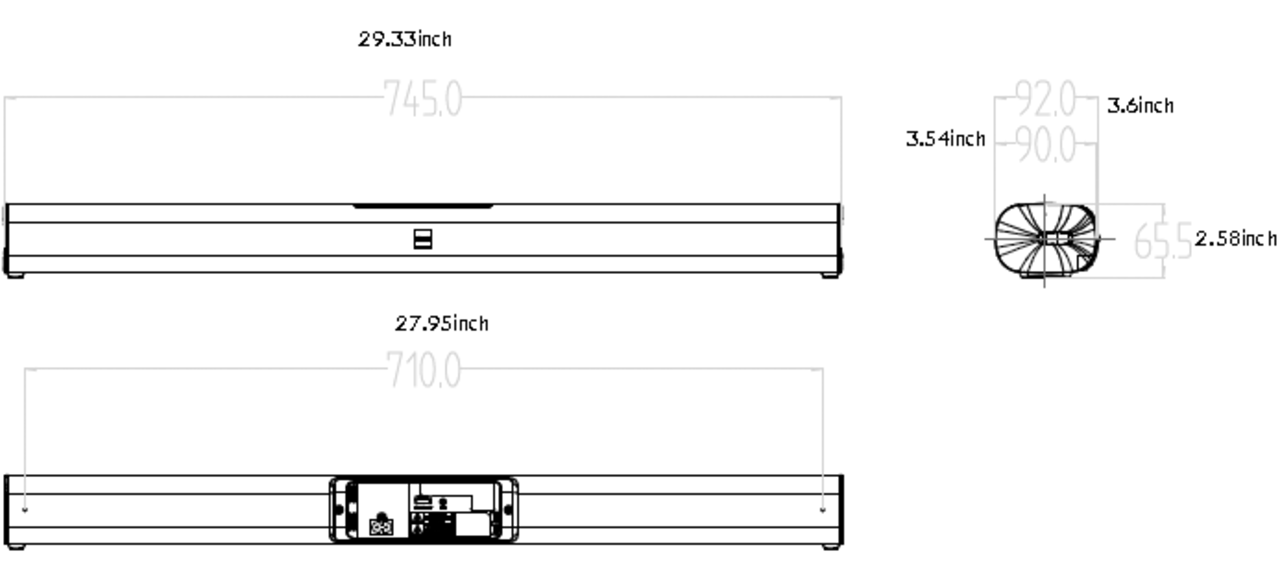 Vision Vision SB-900P actieve soundbar van 30 W Vision Vision SB-900P actieve soundbar van 30 W