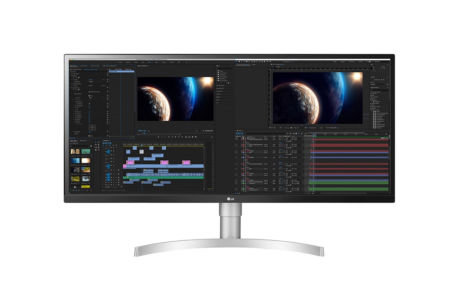 LG 34WL850-W UltraWide QHD ISP monitor afbeelding