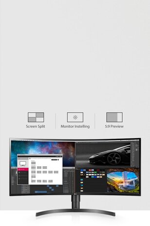 LG LG Gebogen 34'' UltraWide™ QHD (3440 x 1440) IPS Monitor LG LG Gebogen 34'' UltraWide™ QHD (3440 x 1440) IPS Monitor