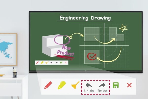 LG LG 86TR3BF 86 inch 4K IR Multi-Touch Interactief digitaal bord LG LG 86TR3BF 86 inch 4K IR Multi-Touch Interactief digitaal bord