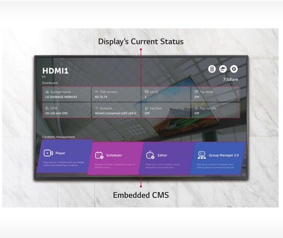 LG LG WP402 webOS Smart Signage-platform LG LG WP402 webOS Smart Signage-platform
