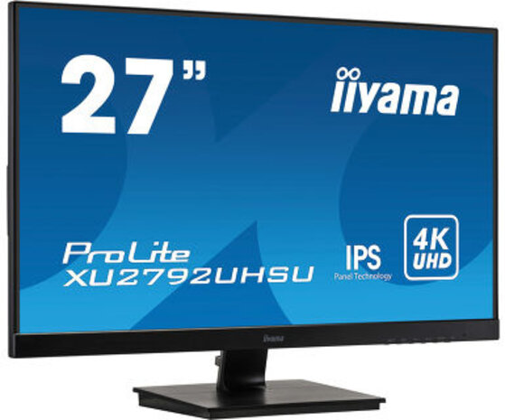 iiyama iiyama ProLite XU2792UHSU-B6 Ultra HD LED zakelijke monitor iiyama iiyama ProLite XU2792UHSU-B6 Ultra HD LED zakelijke monitor