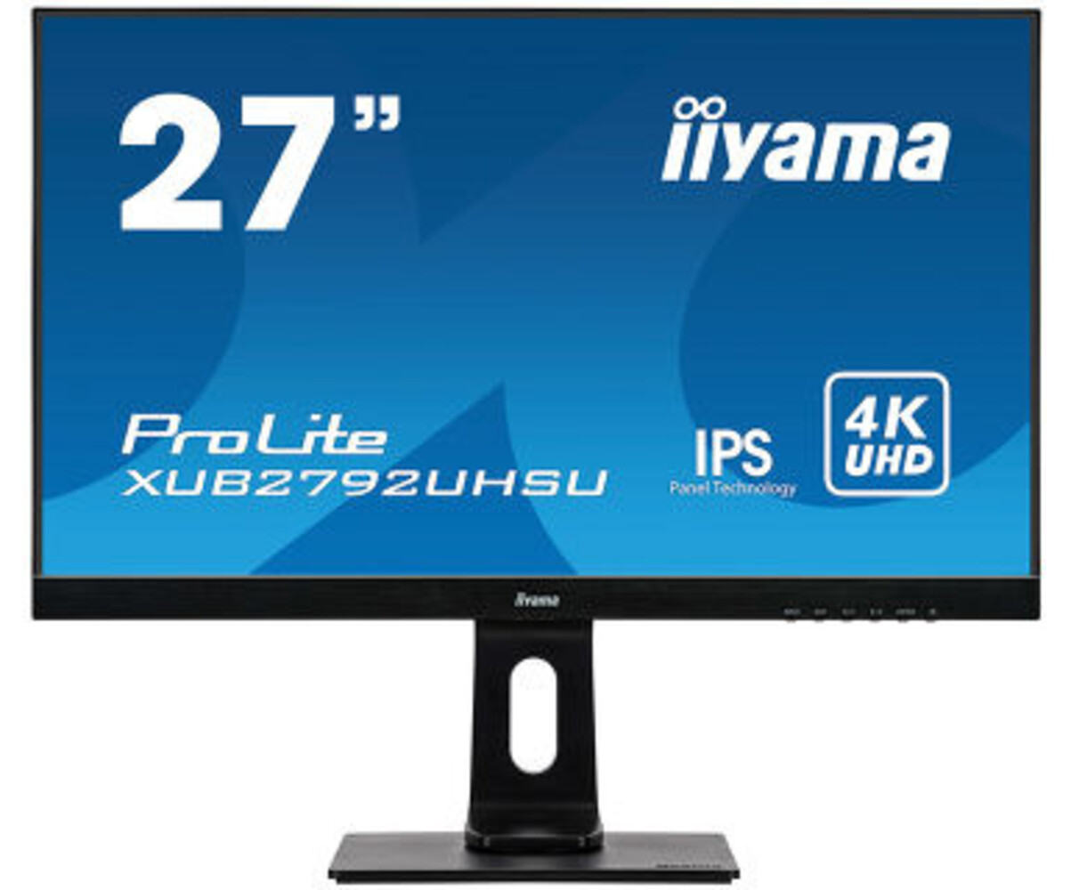 iiyama iiyama ProLite XUB2792UHSU-B1 4K IPS zakelijke monitor iiyama iiyama ProLite XUB2792UHSU-B1 4K IPS zakelijke monitor