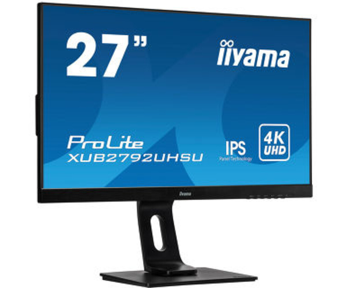 iiyama iiyama ProLite XUB2792UHSU-B1 4K IPS zakelijke monitor iiyama iiyama ProLite XUB2792UHSU-B1 4K IPS zakelijke monitor