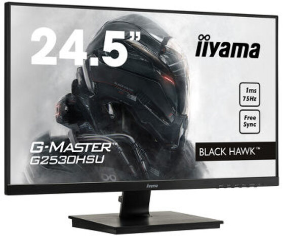 iiyama iiyama G-MASTER G2530HSU-B1 WQHD LED computer monitor iiyama iiyama G-MASTER G2530HSU-B1 WQHD LED computer monitor
