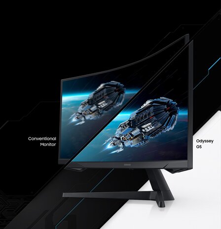 Samsung Samsung LC32G55TQWU G5 gebogen gaming monitor Samsung Samsung LC32G55TQWU G5 gebogen gaming monitor