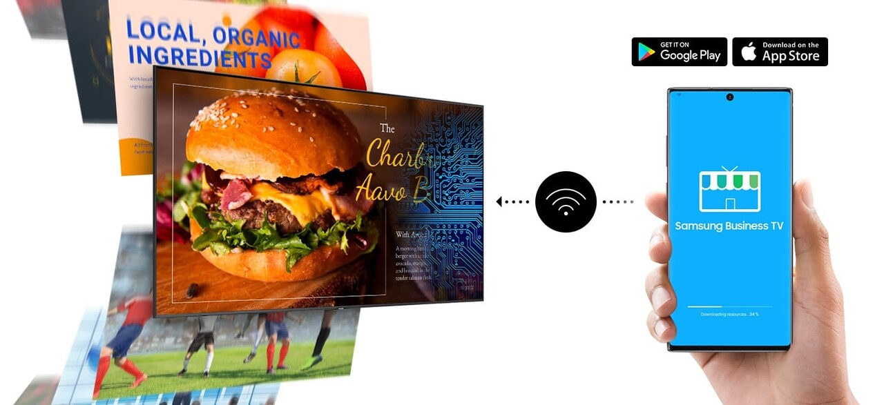 Samsung Samsung BE43A-H 43 "BET-H-serie Crystal UHD 4K Pro zakelijke tv Samsung Samsung BE43A-H 43 "BET-H-serie Crystal UHD 4K Pro zakelijke tv