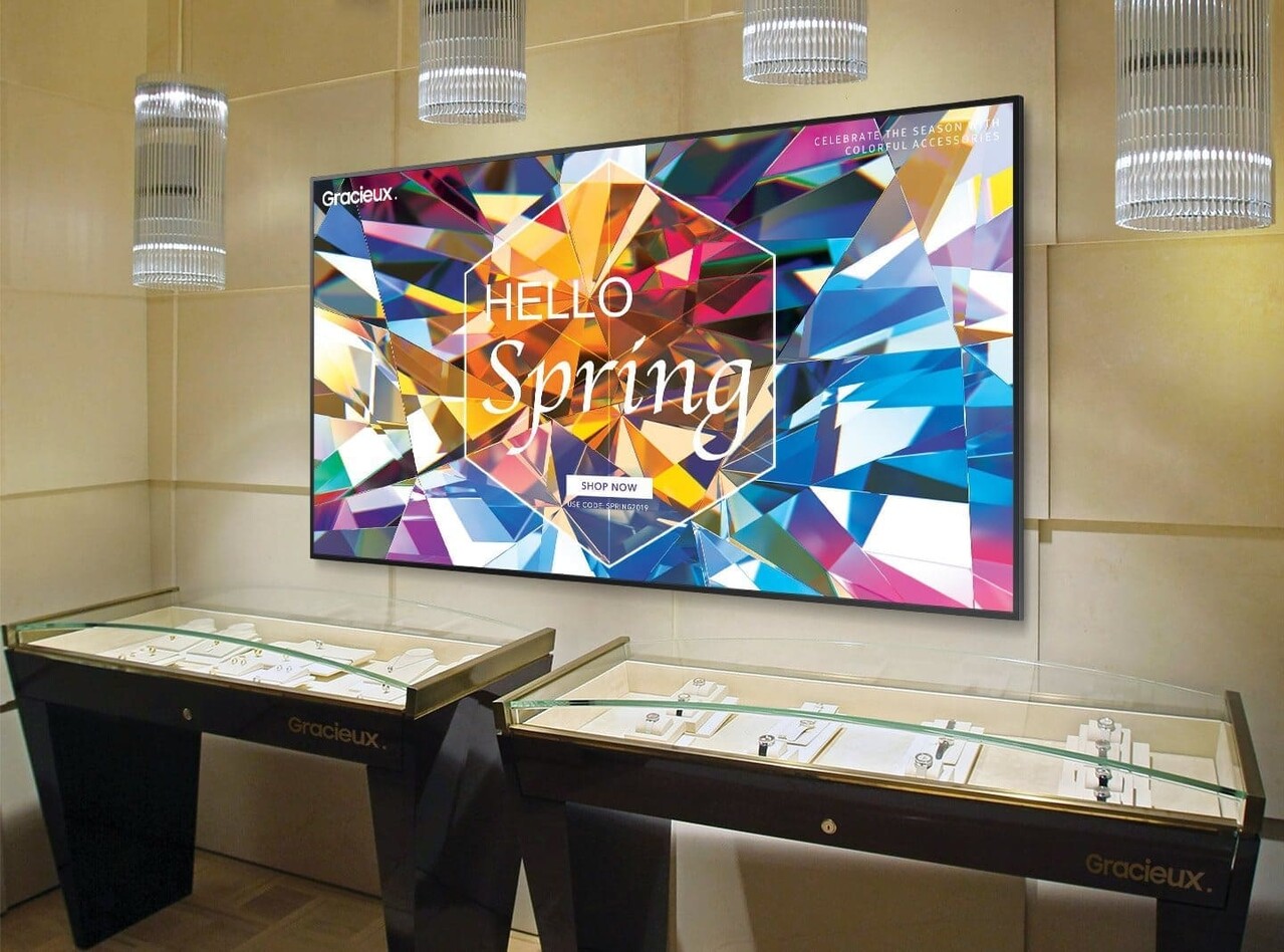 Samsung Samsung QB43R 4K UHD digital signage display Samsung Samsung QB43R 4K UHD digital signage display