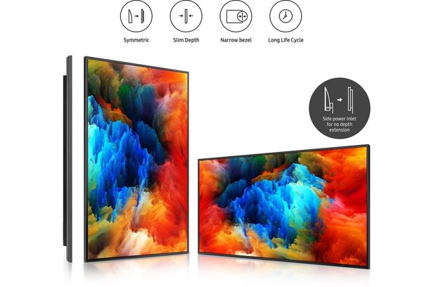 Samsung Samsung QM43R UHD SMART bewegwijzering Samsung Samsung QM43R UHD SMART bewegwijzering